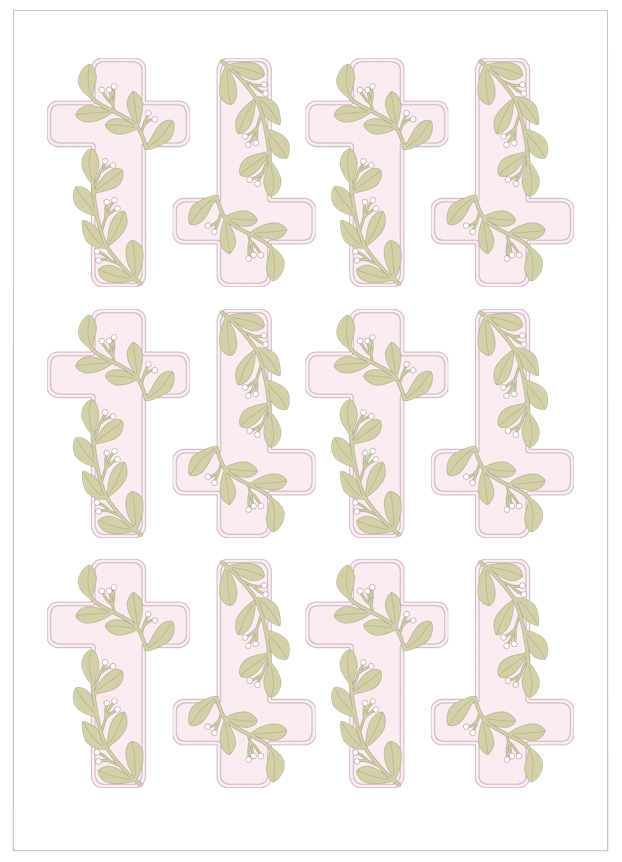 Imagen del producto: Modelo n&ordm; 3203: Cruz rosa