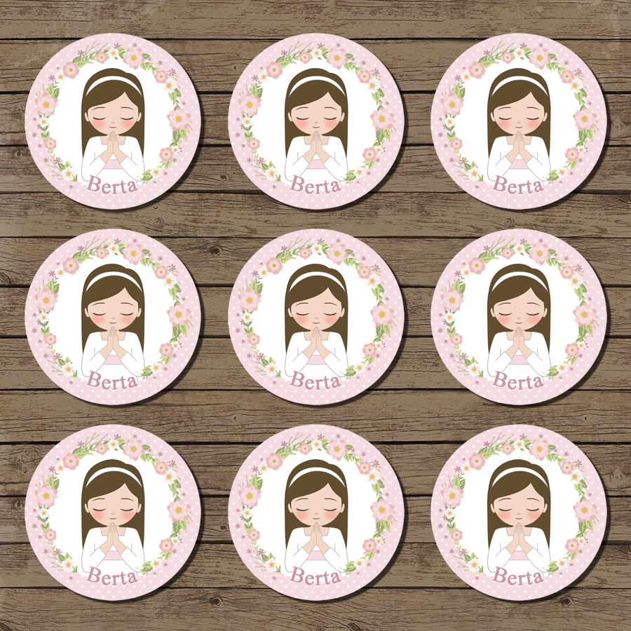 Imagen del producto: Etiquetas de comuni&oacute;n Berta - Modelo n&ordm; 3207