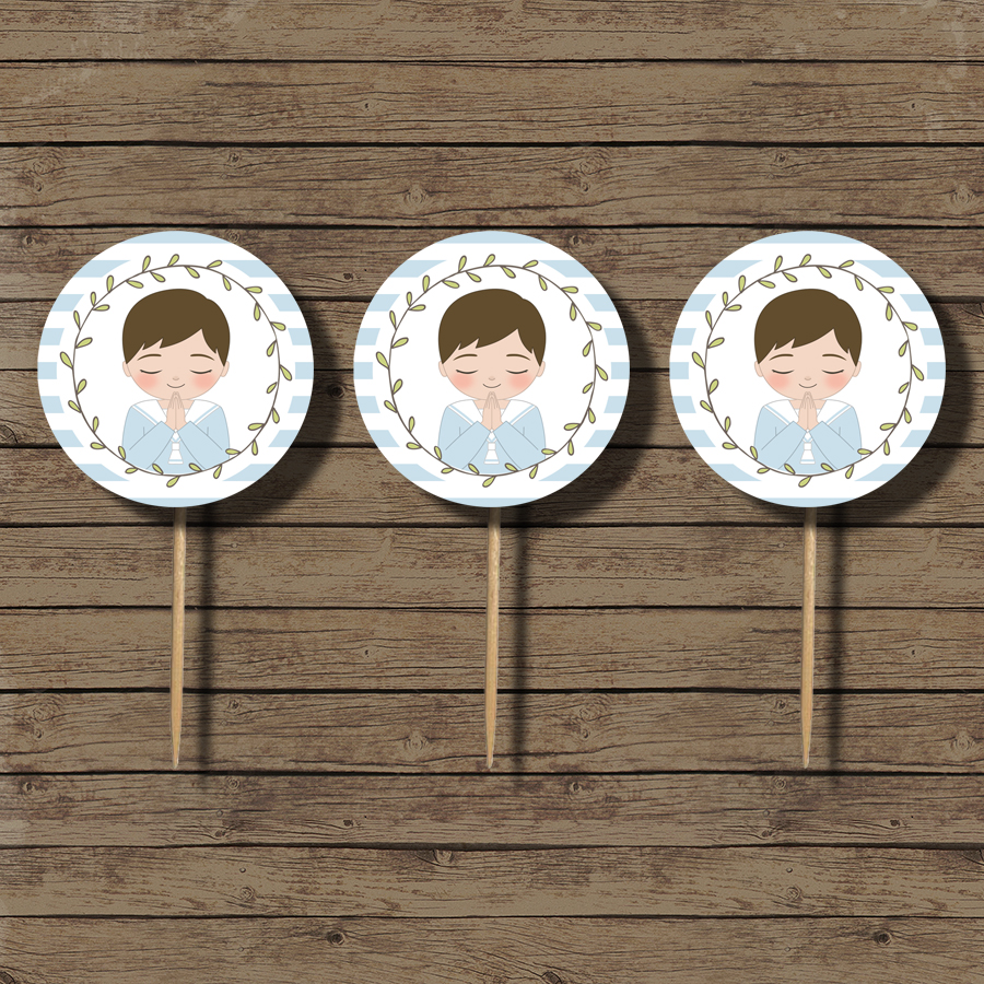 Imagen del producto:  15 toppers de comuni&oacute;n Ferran - Modelo n&ordm; 3208