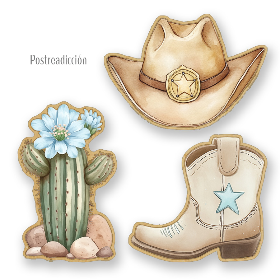 Imagen del producto: Set de 3 cortadores cowboy