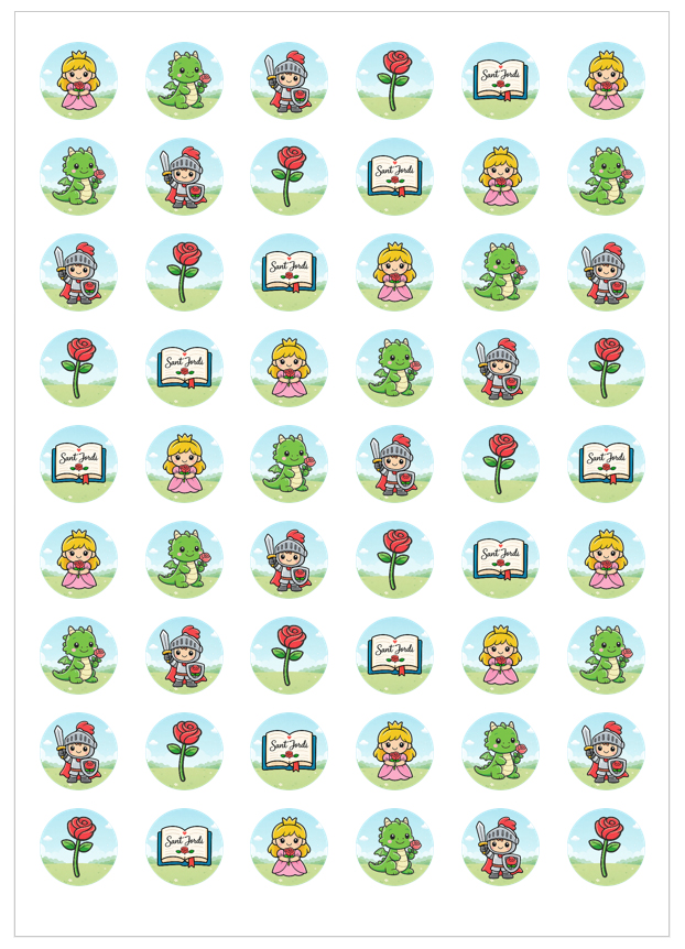 Imagen del producto: Modelo n&ordm; 3232: Sant Jordi para minioreos