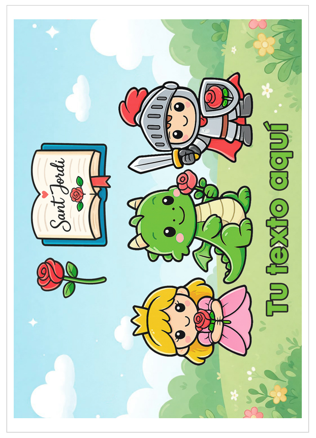 Imagen del producto: Modelo n&ordm; 3234: Sant Jordi para tarta