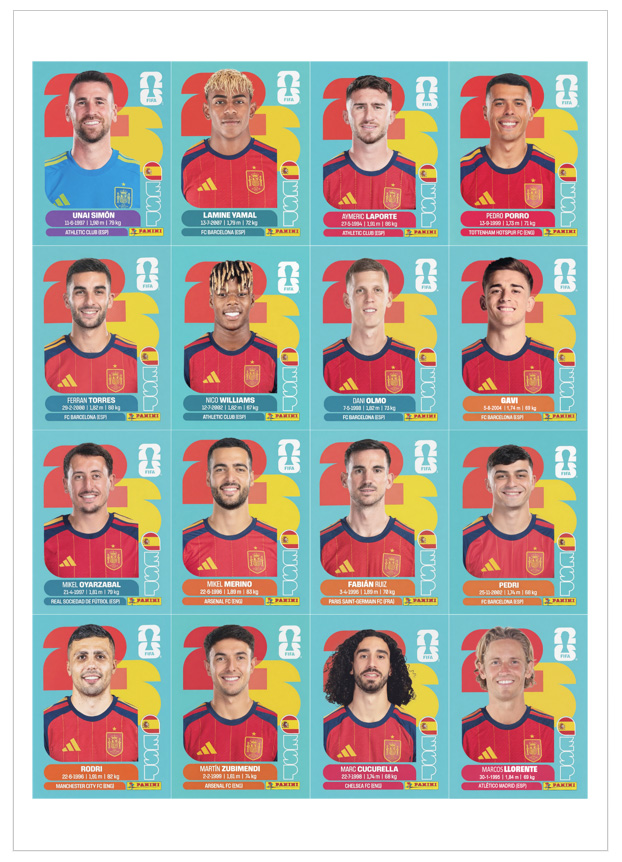 Imagen del producto: Modelo n&ordm; 3240: Selecci&oacute;n espa&ntilde;ola f&uacute;tbol 2026
