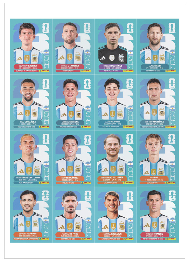 Imagen del producto: Modelo n&ordm; 3244: Selecci&oacute;n argentina f&uacute;tbol 2026